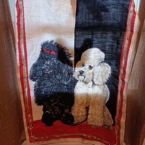 Linen with Poodle Design, Ireland, Ulster